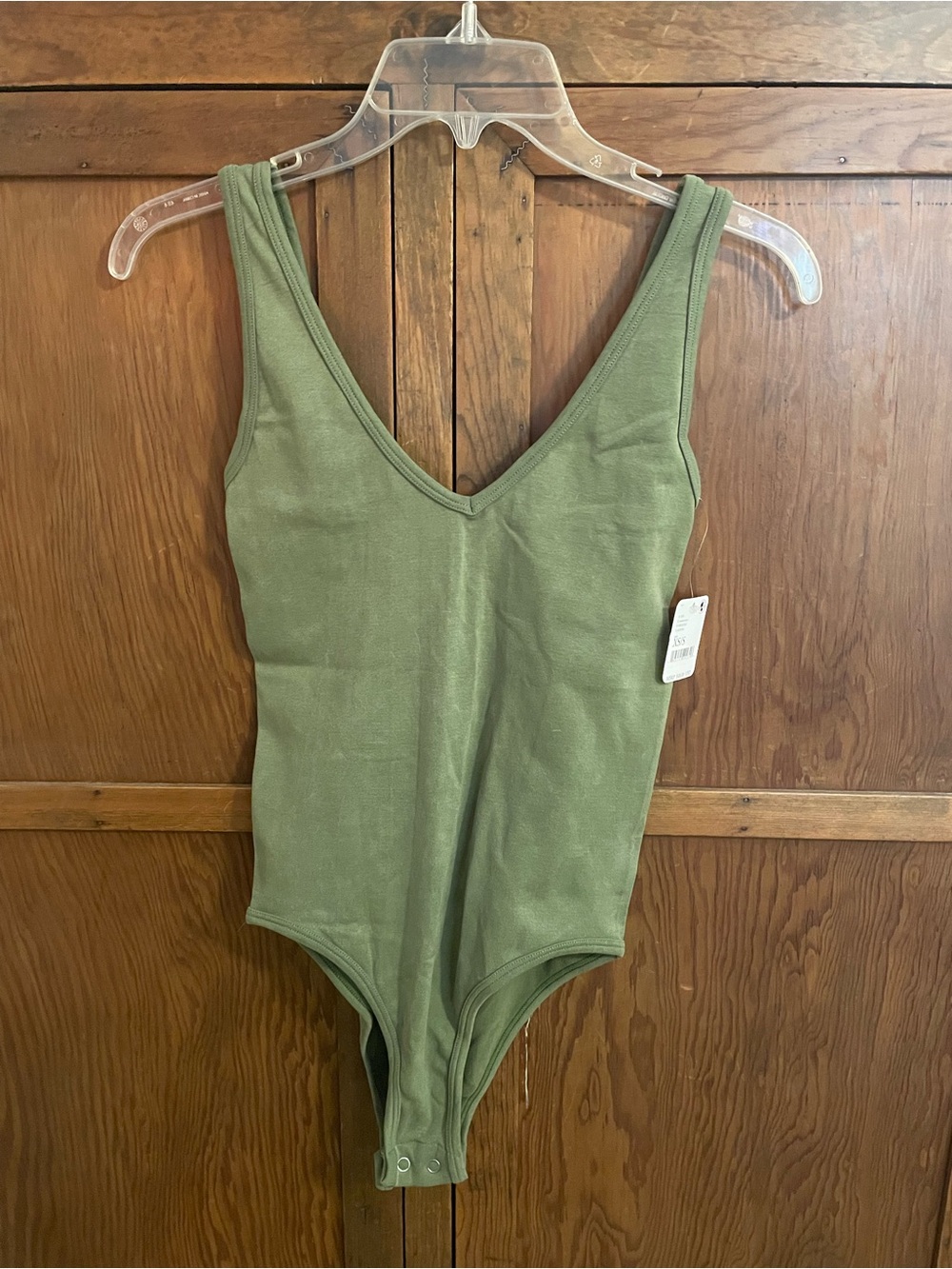 NWT Free People olive bodysuit
